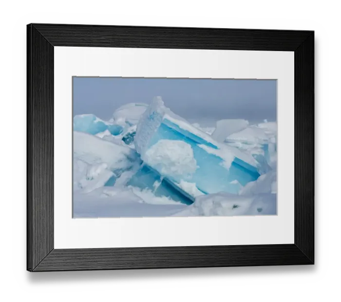 Framed Print : jumbled up ice in the frozen Chuckchi Sea, off Point Barrow, Arctic Alaska