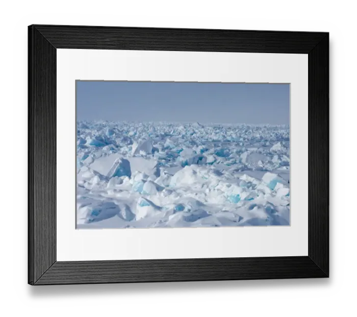 Framed Print : jumbled up ice in the frozen Chuckchi Sea, off Point Barrow, Arctic Alaska Framed Print : jumbled up ice in the frozen Chuckchi Sea, off Point Barrow, Arctic Alaska