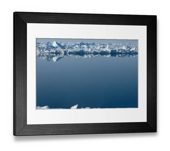 Framed Print : edge of an open lead on the frozen eastern Chuckchi Sea, Arctic Alaska Framed Print : edge of an open lead on the frozen eastern Chuckchi Sea, Arctic Alaska