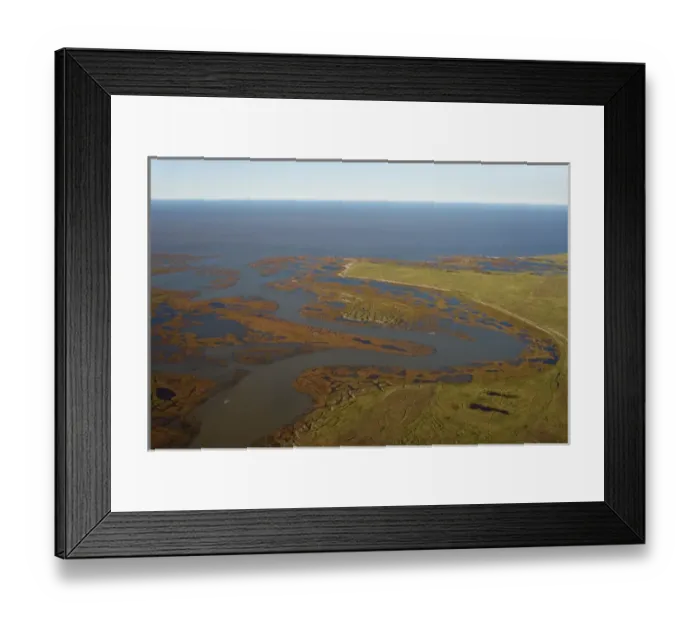 Framed Print : tundra landscape along the Arctic coast, off the Colville River, National Petroleum Reserves Framed Print : tundra landscape along the Arctic coast, off the Colville River, National Petroleum Reserves