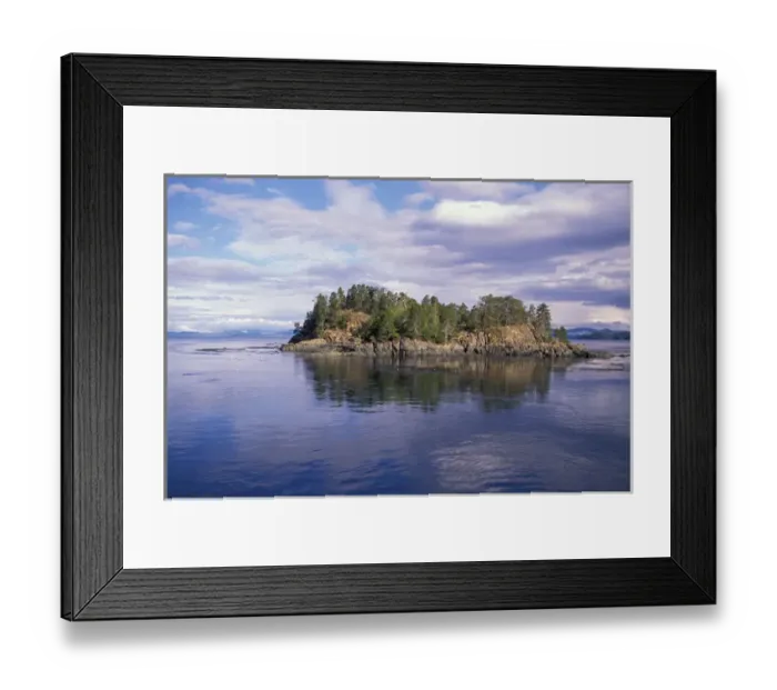 Framed Print : NA, Canada, British Columbia, Queen Charlotte Island, Island scenic