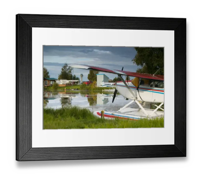 Framed Print : USA-ALASKA-ANCHORAGE: Lake Hood Air Harbor Worlds Busiest Floatplane Base Framed Print : USA-ALASKA-ANCHORAGE: Lake Hood Air Harbor Worlds Busiest Floatplane Base