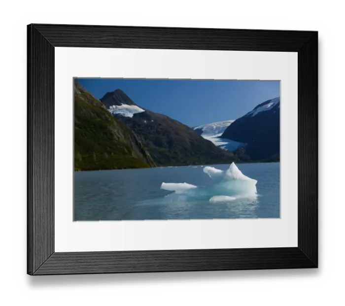 Framed Print : USA-ALASKA-PORTAGE GLACIER: Ice Floes by Portage Glacier at the end of Turnagain Framed Print : USA-ALASKA-PORTAGE GLACIER: Ice Floes by Portage Glacier at the end of Turnagain