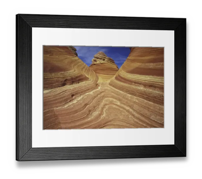 Framed Print : NA, USA, Arizona, Vermillion Cliffs Wilderness Slickrock formation, Coyote Buttes