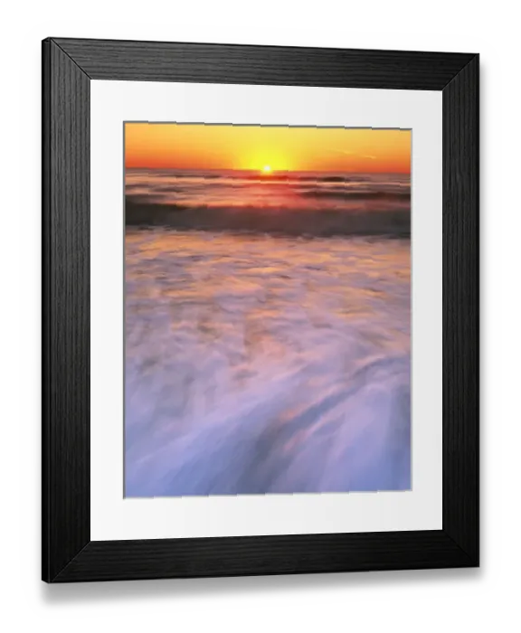 Framed Print : USA, Virginia, Assateague Island National Seashore, Sunrise over Atlantic Ocean Framed Print : USA, Virginia, Assateague Island National Seashore, Sunrise over Atlantic Ocean