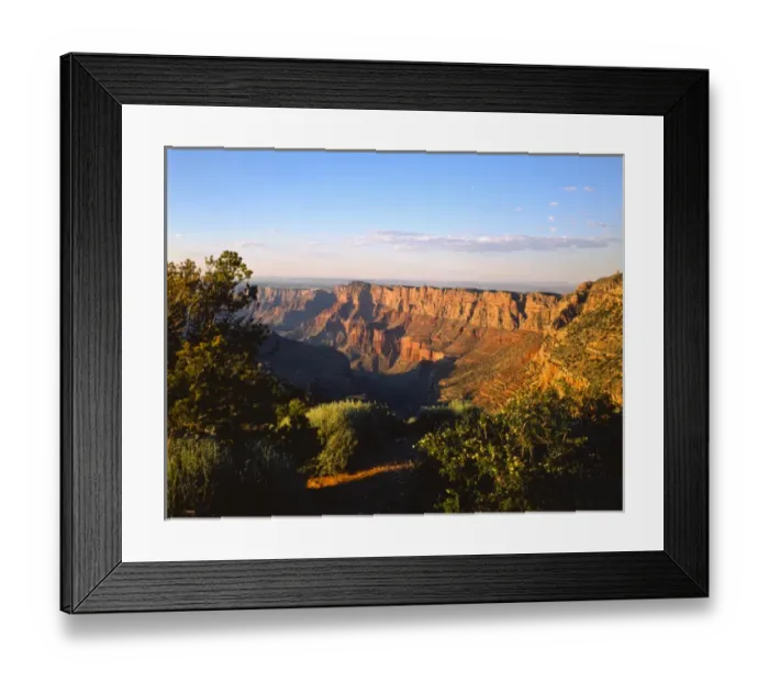 Framed Print : Nobody, North America, USA, Arizona, Grand Canyon National Park, View from Navajo