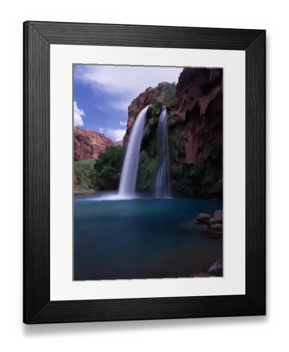 Framed Print : 06. North America, U.S.A. Arizona, Havasu Canyon, Havasu Falls Havasupai Res Framed Print : 06. North America, U.S.A. Arizona, Havasu Canyon, Havasu Falls Havasupai Res