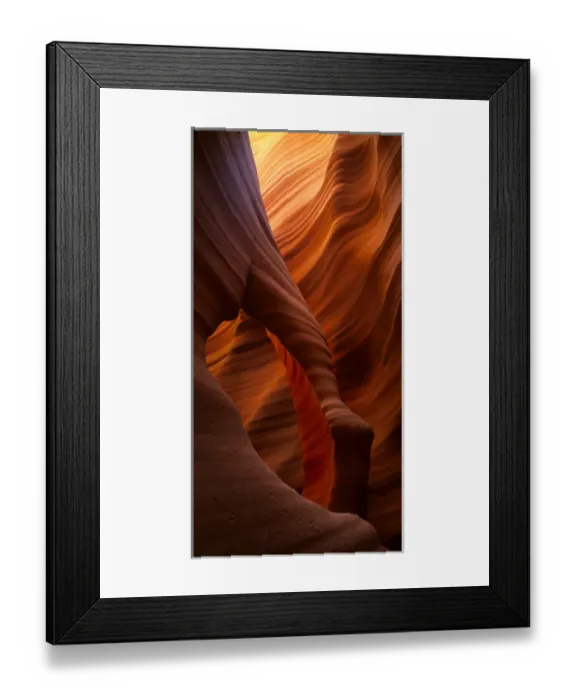 Framed Print : USA, Arizona, Navajo Reservation, Flaming Arch underground Framed Print : USA, Arizona, Navajo Reservation, Flaming Arch underground