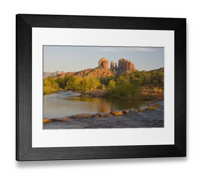 Framed Print : AZ, Arizona, Sedona, Crescent Moon Recreation Area, Red Rock Crossing; Oak Creek Framed Print : AZ, Arizona, Sedona, Crescent Moon Recreation Area, Red Rock Crossing; Oak Creek