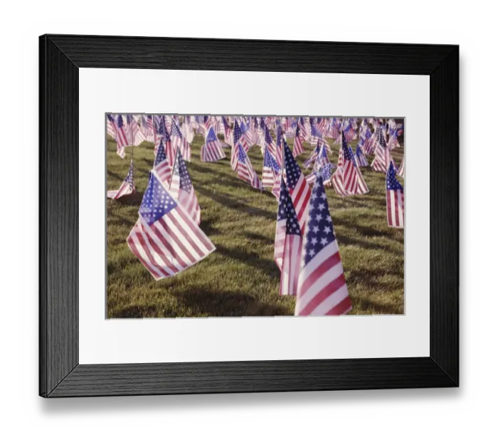 Framed Print : USA, Sedona, Arizona, American flags on display for teh Fourth of July celebration Framed Print : USA, Sedona, Arizona, American flags on display for teh Fourth of July celebration