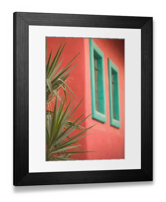 Framed Print : USA-ARIZONA-Tucson: Downtown: La Placita Complex Colorful Building Detail Framed Print : USA-ARIZONA-Tucson: Downtown: La Placita Complex Colorful Building Detail