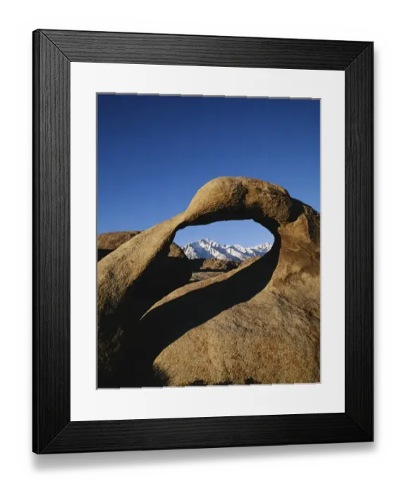 Framed Print : 06. California, Eastern Sierra Range, Alabama Hills, View of Mt Framed Print : 06. California, Eastern Sierra Range, Alabama Hills, View of Mt