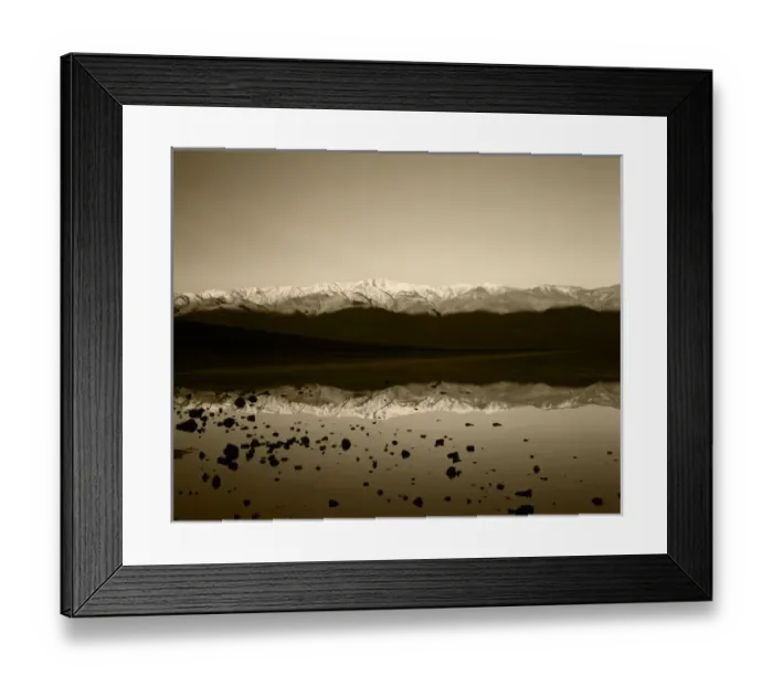 Framed Print : USA, California, Death Valley National Park, Mojave Desert, Badwater, Reflection Framed Print : USA, California, Death Valley National Park, Mojave Desert, Badwater, Reflection
