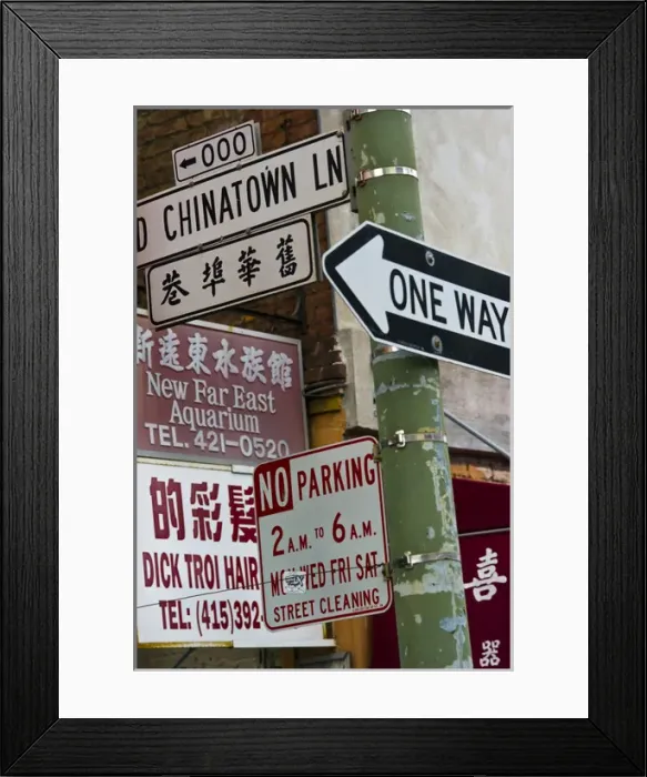 Framed Print : Chinatown, San Franciisco, California, USA Framed Print : Chinatown, San Franciisco, California, USA