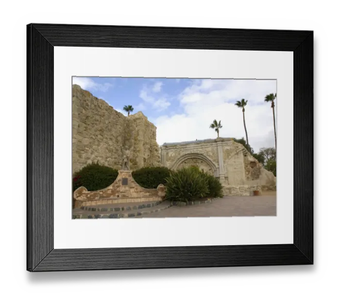 Framed Print : Ruins of the Great Stone Church at Mission San Juan Capistrano, California, USA Framed Print : Ruins of the Great Stone Church at Mission San Juan Capistrano, California, USA