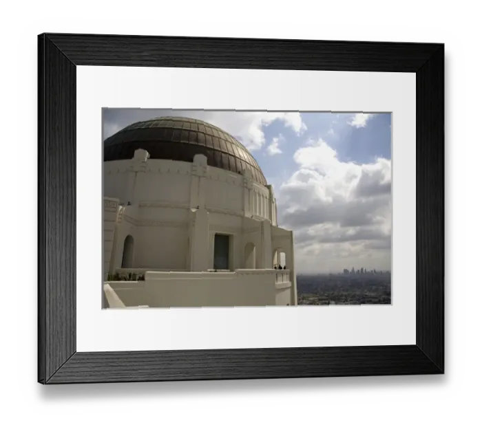 Framed Print : The Griffith Observatory located in Los Feliz, Los Angeles, California, USA
