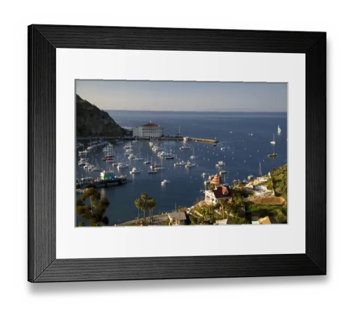 Framed Print : The Catalina Casino and Avalon harbor on Catalina Island, California, USA Framed Print : The Catalina Casino and Avalon harbor on Catalina Island, California, USA
