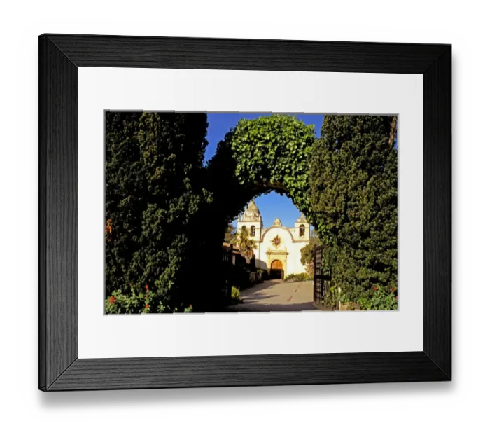 Framed Print : North America, USA, California, Carmel. Carmel Mission Framed Print : North America, USA, California, Carmel. Carmel Mission