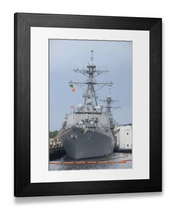 Framed Print : Virginia, Norfolk. Norfolk Navel Station. US Naval destroyer, DDG 74, McFaul Framed Print : Virginia, Norfolk. Norfolk Navel Station. US Naval destroyer, DDG 74, McFaul