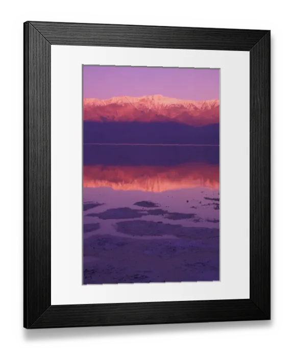 Framed Print : North America, USA, Califorinia, Death Valley National Park, Panamint Range reflected Framed Print : North America, USA, Califorinia, Death Valley National Park, Panamint Range reflected