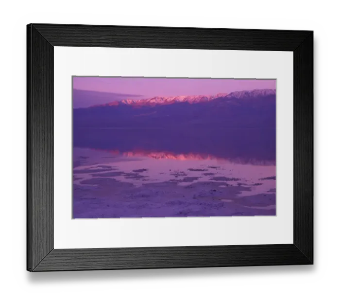 Framed Print : North America, USA, Califorinia, Death Valley National Park, Panamint Range reflected Framed Print : North America, USA, Califorinia, Death Valley National Park, Panamint Range reflected