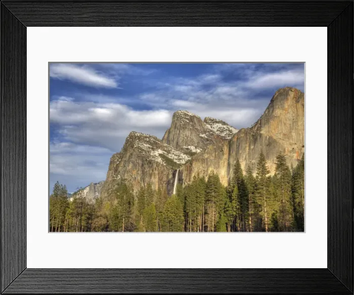 Framed Print : CA, Yosemite NP, Bridalveil Fall