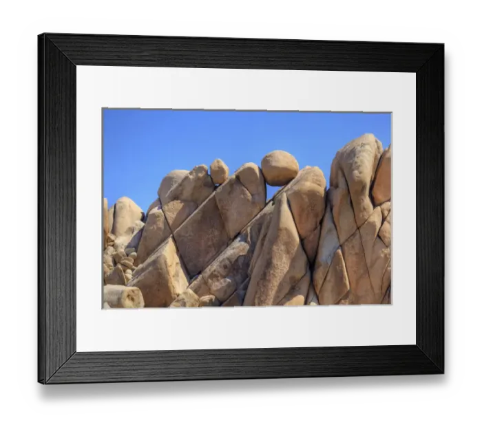 Framed Print : Joshua Tree NP, granite rock formations Framed Print : Joshua Tree NP, granite rock formations