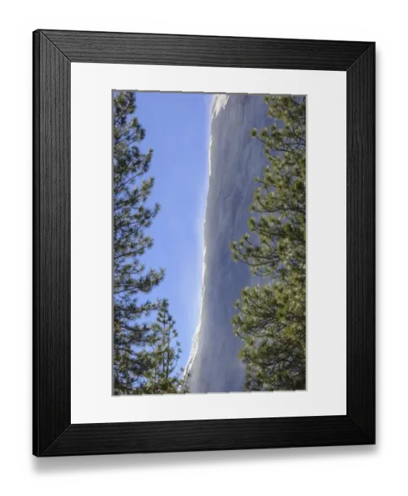 Framed Print : CA, Yosemite NP, El Capitan and waterfall Framed Print : CA, Yosemite NP, El Capitan and waterfall