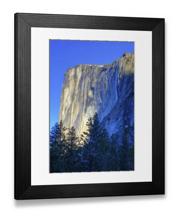 Framed Print : CA, Yosemite NP, El Capitan and Horsetail Falls Framed Print : CA, Yosemite NP, El Capitan and Horsetail Falls