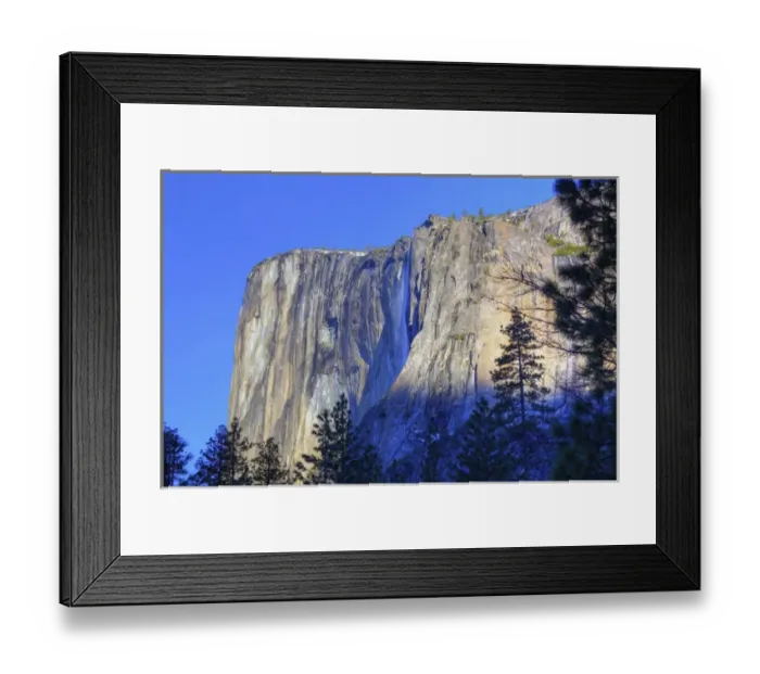 Framed Print : CA, Yosemite NP, El Capitan and Horsetail Falls Framed Print : CA, Yosemite NP, El Capitan and Horsetail Falls