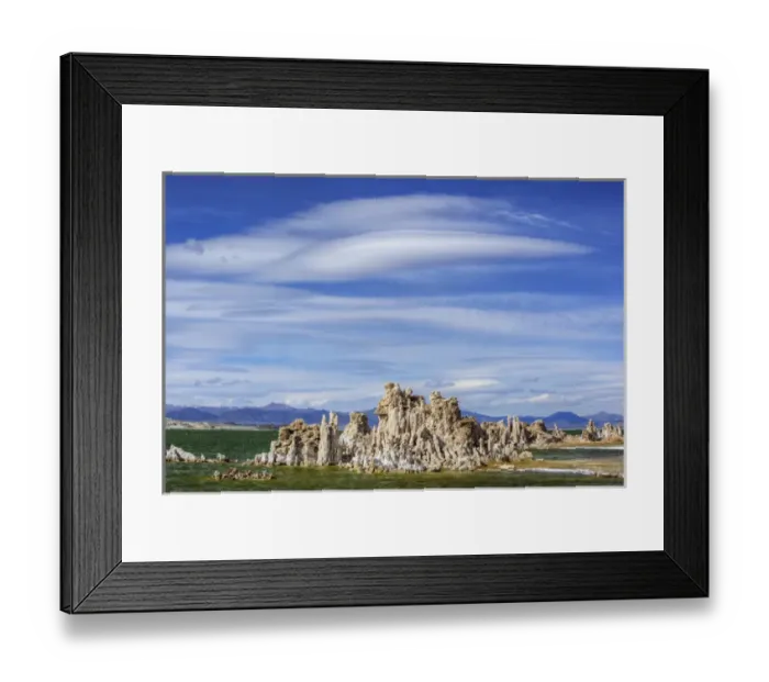 Framed Print : CA, Mono Lake Tufa State Reserve, South Tufa Area