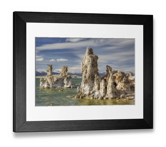 Framed Print : CA, Mono Lake Tufa State Reserve, South Tufa Area