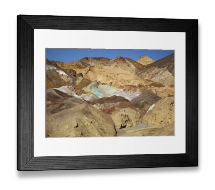 Framed Print : CA, Death Valley NP, Amargosa Range, Artists Palette Framed Print : CA, Death Valley NP, Amargosa Range, Artists Palette