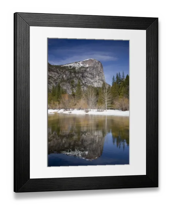 Framed Print : CA, Yosemite NP, Mt. Watkins reflected in Mirror Lake Framed Print : CA, Yosemite NP, Mt. Watkins reflected in Mirror Lake