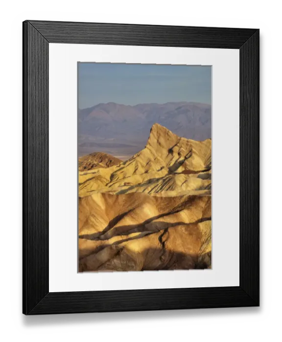 Framed Print : CA, Death Valley NP, Amargosa Range at Zabriskie Point with Manly Beacon and Panamint Framed Print : CA, Death Valley NP, Amargosa Range at Zabriskie Point with Manly Beacon and Panamint