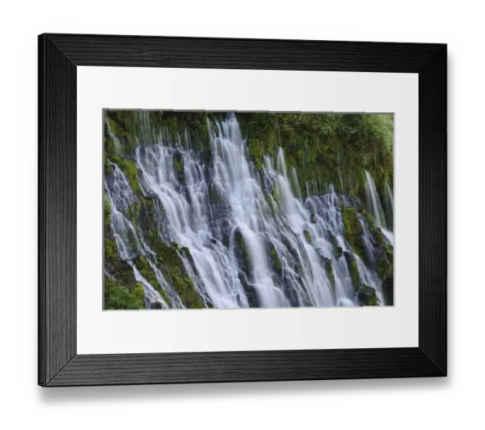 Framed Print : California. McArthur-Burney Falls Memorial State Park California Framed Print : California. McArthur-Burney Falls Memorial State Park California
