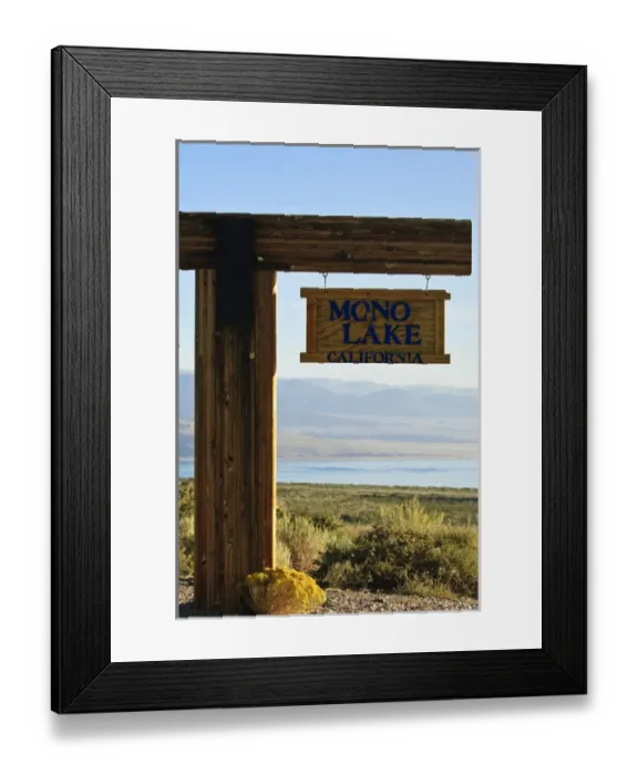 Framed Print : Mono Lake California