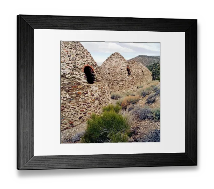 Framed Print : USA, California, Nevada, Death Valley National Park. Wildrose charcoal kilns in Framed Print : USA, California, Nevada, Death Valley National Park. Wildrose charcoal kilns in