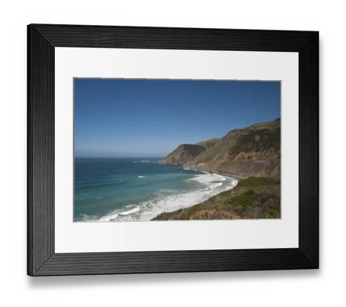 Framed Print : Big Sur, California. Big Creek Bridge Scenic Framed Print : Big Sur, California. Big Creek Bridge Scenic