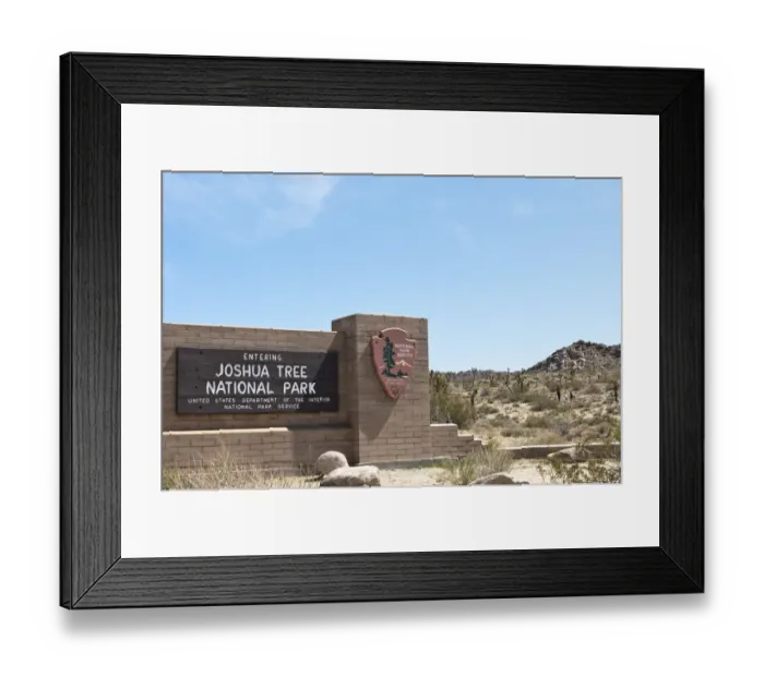 Framed Print : California. Joshua Tree National Park
