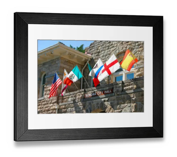 Framed Print : USA, California, Sonoma, historic City Hall Framed Print : USA, California, Sonoma, historic City Hall