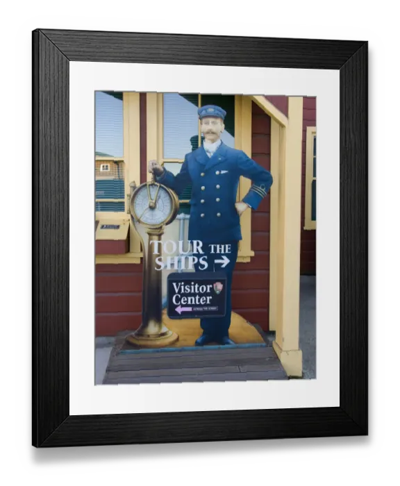 Framed Print : San Francisco Historic Maritime National Park Visitor center sign at Fisherman s Framed Print : San Francisco Historic Maritime National Park Visitor center sign at Fisherman s