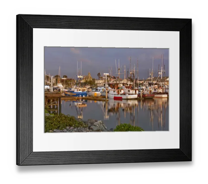 Framed Print : Woodby Island Marina Framed Print : Woodby Island Marina