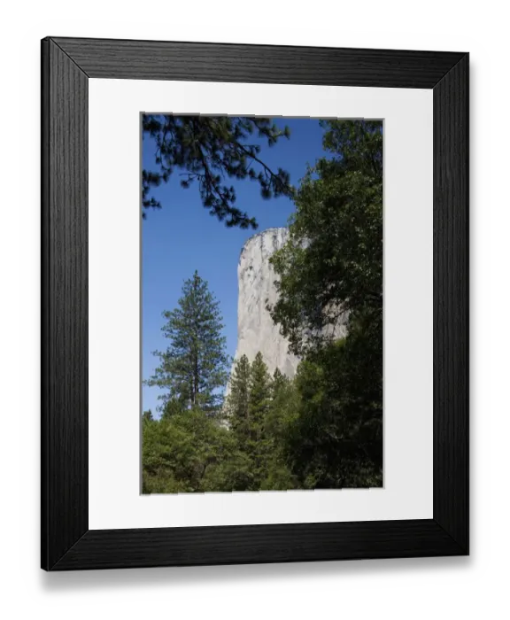 Framed Print : USA, California, Yosemite National Park, El Capitan rises above forest along Merced Framed Print : USA, California, Yosemite National Park, El Capitan rises above forest along Merced