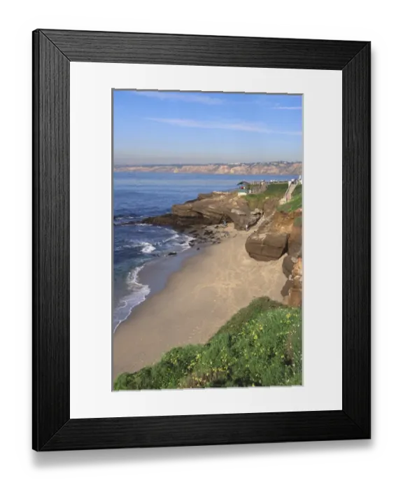 Framed Print : La Jolla Waterfront, La Jolla, California, US Framed Print : La Jolla Waterfront, La Jolla, California, US