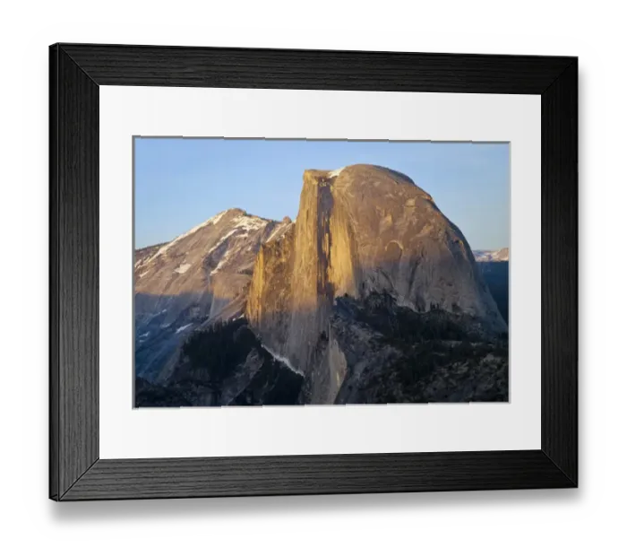 Framed Print : Half-Dome at sunset, Yosemite National Park, California Framed Print : Half-Dome at sunset, Yosemite National Park, California