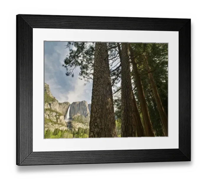 Framed Print : Yosemite Falls, Yosemite National Park, California