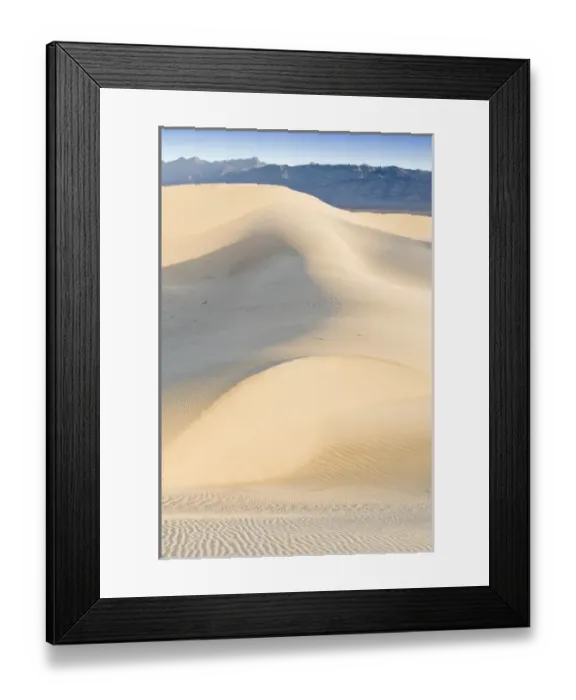 Framed Print : USA, CA, Mesquite Sand Dunes at Dawn in Death Valley NP Framed Print : USA, CA, Mesquite Sand Dunes at Dawn in Death Valley NP