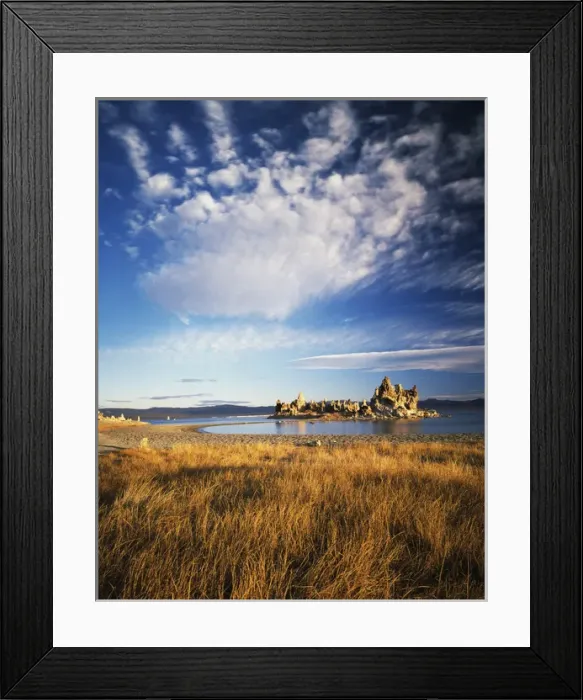 Framed Print : USA, California, Rock formations in Mono lake Framed Print : USA, California, Rock formations in Mono lake
