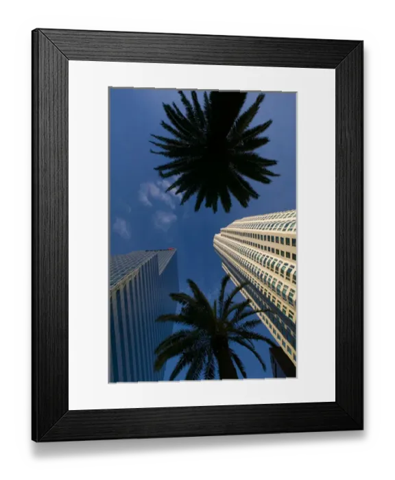 Framed Print : USA-California-Los Angeles-Downtown: Library Tower (b. 1991) Tallest US Building west Framed Print : USA-California-Los Angeles-Downtown: Library Tower (b. 1991) Tallest US Building west